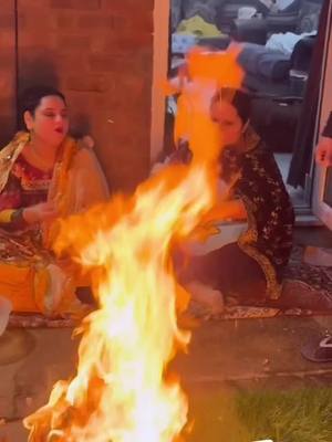 A post by @manpreetkaur603 on TikTok caption: ###Lohri celebration 🎉 with family 