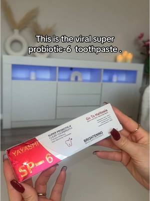 A post by @_jona3_ on TikTok caption: Probiotic bright toothpaste now only £9.90 or you can get  2 for only £16.90