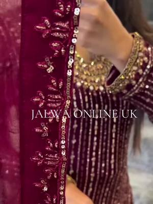 A post by @jalwaonline on TikTok caption: JalwaonlineUK #jalwaonline #jalwaonlineuk #fyp #foryoupage❤️❤️ #indianfashion #desiweddingvibes #pakistani_tik_tok #pakistanifashion #pakistanitiktok #pakistaniwedding 