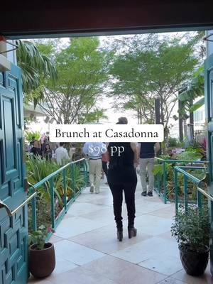 A post by @yumiami_ on TikTok caption: Sunday Brunch at Casadonna for $98 pp!! #brunch #miamifood #brunchmiami #fyp #Foodie 