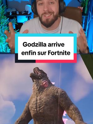 A post by @agguati on TikTok caption: Godzilla arrive enfin sur Fortnite !! On vient de recevoir un trailer, et on y voit Godzilla mais aussi le retour de la stylisé avec un style pour Kong  ce qui confirme son arrivé aussi. On y voit le nouveau skin d'enquête qui sera disponible dès demain. #fortnite #fortnitefr #fortniteactu #fortniteOG #fortnitetuto #fortniteinfo #fortnitebr 