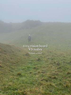 A post by @ashandrosee on TikTok caption: Another year with major ups and downs. I've seen quite a few people doing these, but thought I'd make it more realistic! Sometimes, our goals don't always go to plan. Unexpected things happen, and it can make it hard to be where we want to be. I could've easily fed into social media and only showed the positives, but that's not the reality. I'm proud of what I achieved this year, but I'm equally (if not more) proud of all the crap I've made it through. So this is a small reminder that even if all you did in 2024 was get through the hard sh*t, then you should be proud of yourself!! You're resilience has brought you this far, and that is an achievement in itself 💗 #visionboard #2024trends #visionboardvsreality #visionboards #2024recap