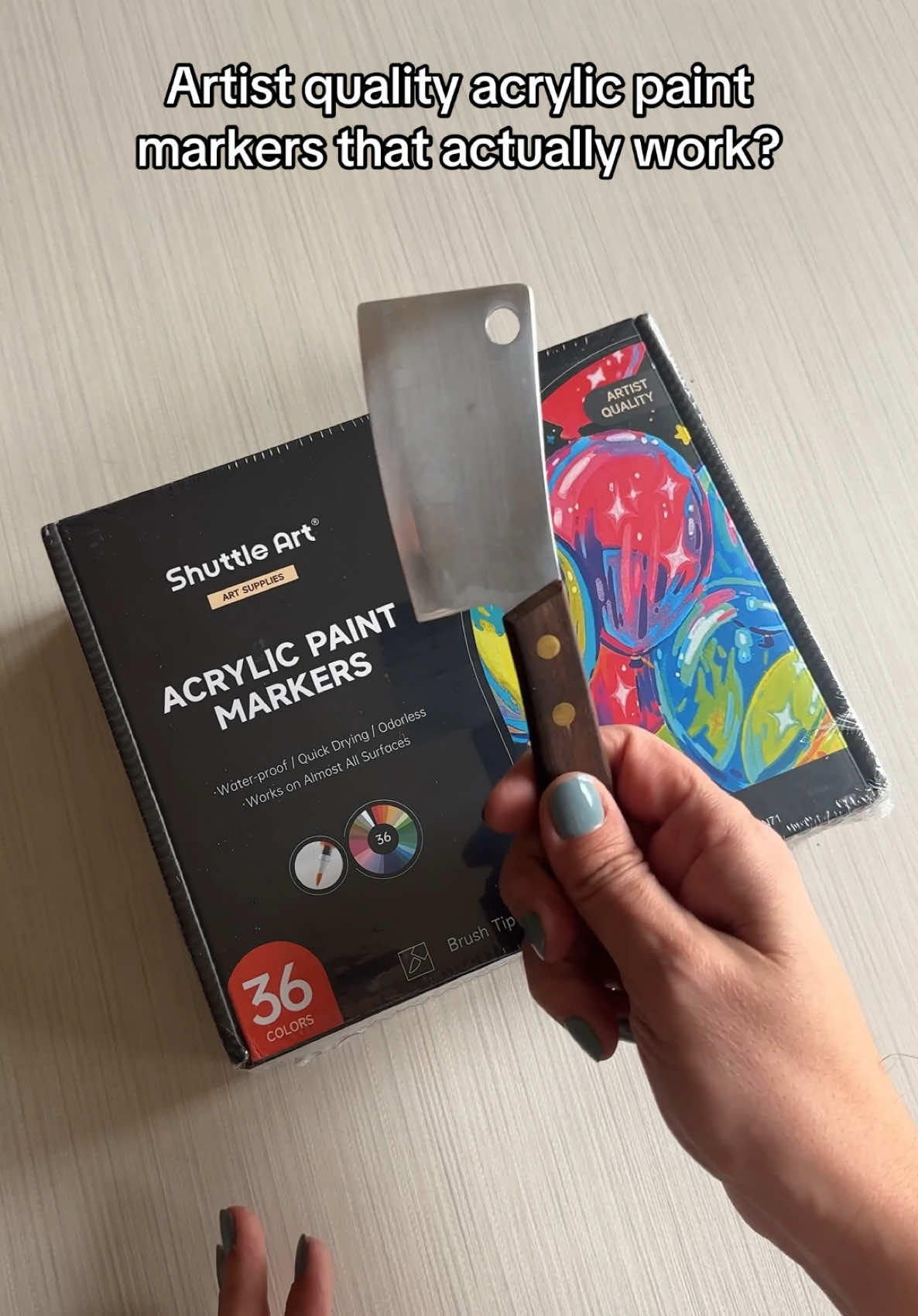 A post by @jessicayoungart on TikTok caption: Finding every excuse to use these in all of my art. 😍 @Shuttle Art #Art #markers #acrylicpaintpens #acrylicpaint #acrylicpainting #acrylicpaintingtutorial #arthaul #artist #artstudio #shuttleart #shuttleartacrylicpaintmarkers 