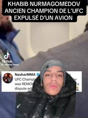 A post by @gibril.fighter on TikTok caption: Khabib Nurmagomedov retiré d’un avion ✈️.                                 #fyp #prtoi #fr #foryiupageofficial #pourtoi #foryourpage #fypage #foryou #khabib #khabib_nurmagomedov #tendance #trends 