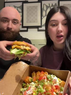 A post by @karleesteel on TikTok caption: such good vegan food. Wow @Odd Burger 