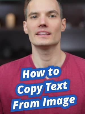 A post by @kevinstratvert on TikTok caption: How to Copy Text from Image #windows