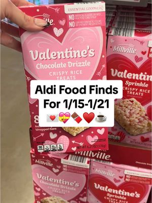 A post by @aldi_finds4u on TikTok caption: I’m such a sucker for anything heart-shaped 😍 what are you excited to try this week?! #aldi #aldifinds #alditiktok #aldihaul #aldiusa #aldishopping #alditok #aldifindsoftheweek #aldilove #aldifood #aldifoodfinds #ValentinesDay #valentinesdayfood 