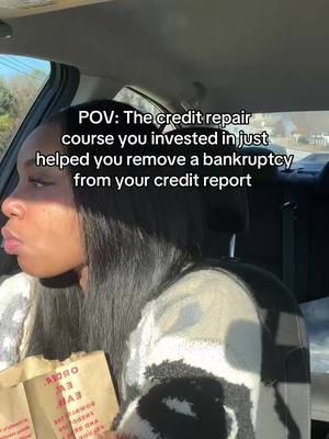 A post by @creditcoachkey on TikTok caption: Imagine seeing a bankruptcy removed from your credit report.  This is the kind of transformation that’s possible with the right tools and knowledge.  Learn how to take control of your credit with my step-by-step DIY course. Use the second link on my profile to get instant access  #creditrepair #diycreditrepair #bankruptcyremoved 