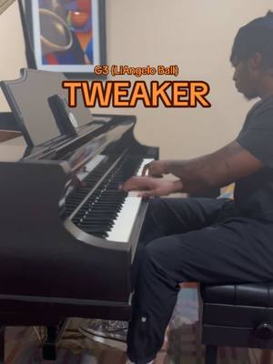 A post by @mawzart on TikTok caption: I might swerve bend that corner whoa whoa🔥🎹 #liangeloball #tweaker #rap #fyp 