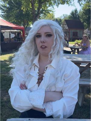 A post by @ghost_king_ on TikTok caption: Omg some last posts before the app goes to shit💔 @I'm? Clown??  #renfaire #turkeyleg #bg3 #baldursgate3 #astarioncosplay #shadowheartcosplay #renfairecosplay 