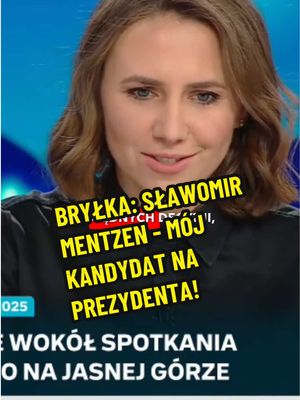 A post by @konfederacja_extra on TikTok caption: @Anna Bryłka: To, co odróżnia kandydata PiS-u od kandydata Konfederacji, to fakt, że my mamy w wielu tematach wiarygodność, którą potrafimy wykazać w długim okresie! #brylka #annabrylka #polsatnews #gozdyra #konfederacja #ruchnarodowy #kobietykonfederacji #konfederacjadlakobiet #mentzen2025 #slawomirmentzen 