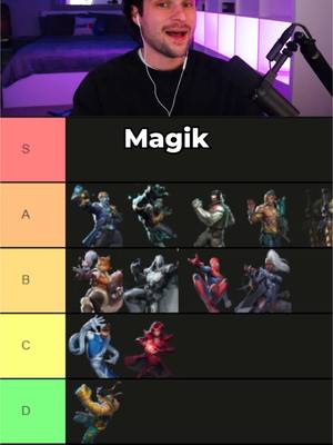 A post by @austinfelt on TikTok caption: Season 1 Marvel Rivals DPS tier list #gaming #GamingOnTikTok #marvelrivals 