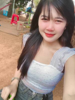 A post by @sreynaiy1 on TikTok caption: #អត់មានក្របីជិះទេ😁🥰 