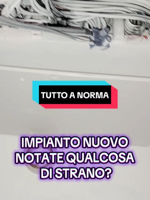 A post by @elettricista.tiktok on TikTok caption: ⚡ TUTTO A NORMA ⚡ #elettrician #elettricista #ammiocuggino #220 #volt #work 