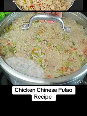 A post by @sarachefkhan on TikTok caption: Chicken Chinese Pulao Recipe #sarachefkhan #fyp #Canada #Viral #pulao #chicken #chinese 