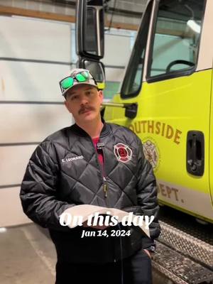 A post by @firemaneleonard on TikTok caption: #onthisday 