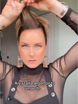 A post by @perfectlyeccentric on TikTok caption: Replying to @nnaemekaokpareke2 I tried but couldn’t just slick it back 🤦🏼‍♀️ @Arvazallia #hairstyle #hairtok #arvazalliaambassador #fashion #90s 