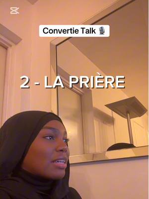 A post by @dou.mmi on TikTok caption: Convertie talk 🎙️ - La prière est certes merveilleuse 🖤 #islam #rappel #muslimtiktok #salat #fyp #pourtoi #convertmuslim #revertmuslim #hijabi #priere #doua 