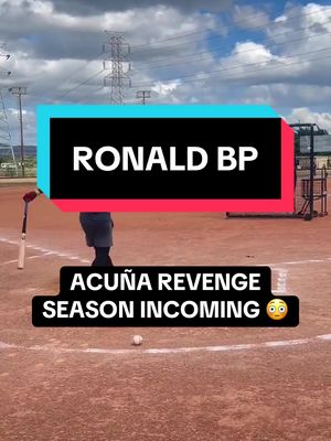 A post by @mlb on TikTok caption: missed him sm :’) 🎥: academiaizturis/IG #ronaldacunajr #baseball #braves #batflip #wow @Ronald Acuña Jr. 