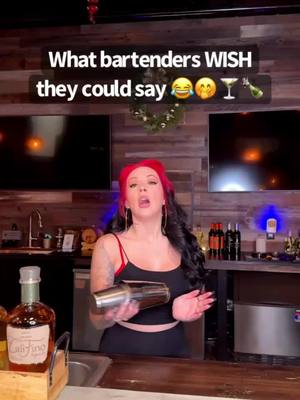 A post by @officialsalicerose on TikTok caption: What bartenders WISH they could say 😂🤭 🍹 🍾 TAG SOMEONE!! 👀 #viralvideo #trending #relatable #fyp #comedia #bartender #trendingvideo 