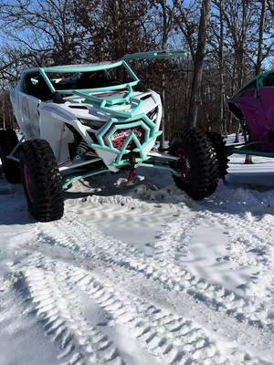 A post by @johnweule on TikTok caption: It’s a snow day kinda day #rzr #weuleweldingandfab  #snowday