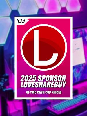 A post by @youngmoneyclan on TikTok caption: 🔥 Meet YMC's 2025 Official Sponsor LoveShareBuy.com @lovesharebuy @ymcsero @ripsuckers 💜🎮 #GamingCommunity #FortniteCashCup #LoveShareBuy #LSB