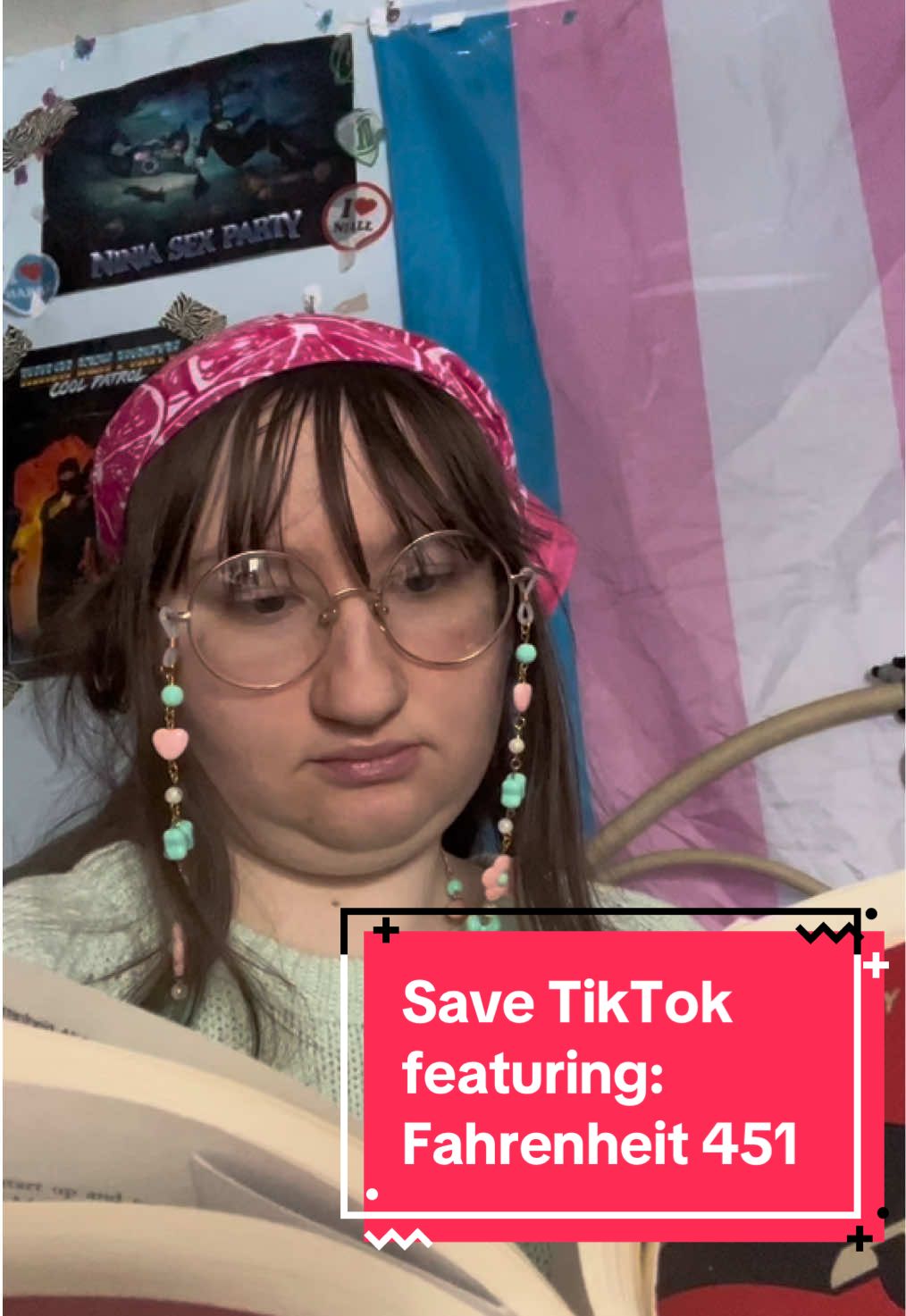 A post by @starfallwitchery on TikTok caption: I’ve never been one to actively speak in my videos… but this something that I must speak out about. @Rep. Ro Khanna @Ed #savetiktok #tiktokban #fahrenheit451 #dystopia #bannedbooks 