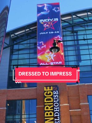 A post by @indianafever on TikTok caption: dressed to impress 😍 #WNBA #wbb #indiana #indianafever #basketball #allstar #indy #2025 