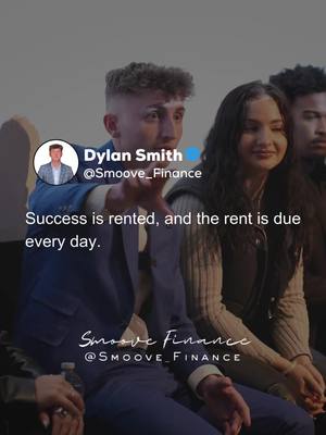 A post by @smoove_finance on TikTok caption: Success is rented, and the rent is due every day.                                                                                                                 #SmooveFinance #LifeInsurance #Business #Marketing #Finance #Insurance #NoLoss #Wealth #TaxFree #Money #Interest #Entrepreneur