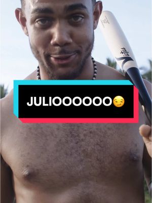 A post by @mlb on TikTok caption: julio pls, my girl is on here🫠 #MLB #mariners #mrstealyogirl 