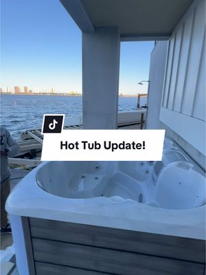 A post by @eastcoastdiy on TikTok caption: Time to start up the @Empava Appliances Inc Hot Tub! 🙌🏼 Thanks to The @Jose Garcia !! #disastertodreamhome 