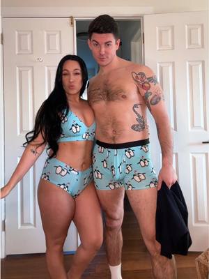 A post by @noahandlori on TikTok caption: New love language: Matching Undies 😌Match with us too! Our bio will take you there - 20% off your first order, code NOAHANDLORI ♥️ @MeUndies #MeUndiesPartner #marriedlife #couple #Relationship #relatable #Love