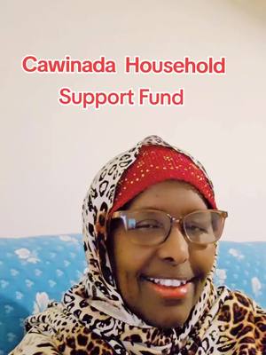 A post by @1901hawa on TikTok caption: #household #support #fund #cawinaada #lacagta #ee #councilka #dhiibo #somtiktok #soomaalitiktok2023 #soomaali_tiktok #tiktok_somalia #tikto #tiktoksomali 