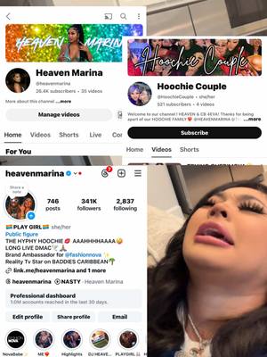 A post by @heavenmarina on TikTok caption: FOLLOW YALL ION WANNA SEE YALL LEAVE ME 😫🩷 ITS NOT GOODBYE ITS SEE YOU SOON !! 