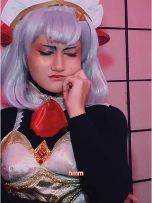 A post by @knightmaid on TikTok caption: #genshinimpactcosplay #noellecosplay 