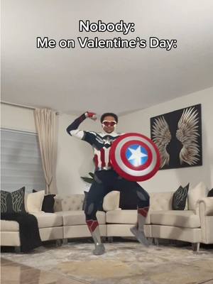 A post by @itstyreek on TikTok caption: Mood on Valentine’s Day 🇺🇸 #captainamerica #samwilson #avengers #mcu #marvelcomics #marvel #fyp #viral 