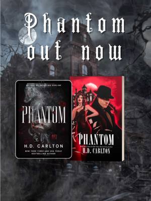 A post by @authorhdcarlton on TikTok caption: Phantom - OUT NOW #hdcarlton #darkromance #BookTok #phantom #catandmouseduet #stalkerromance #zademeadows #darkromancereads 