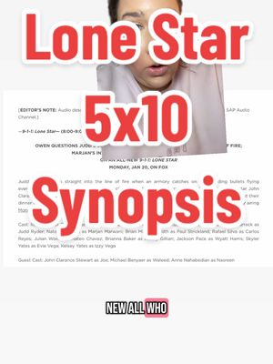 A post by @fortheloveoftarlos on TikTok caption: #911lonestar 5x10 synopsis 