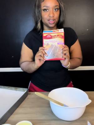 A post by @meoniamonay on TikTok caption: Box mix cookies #cookies