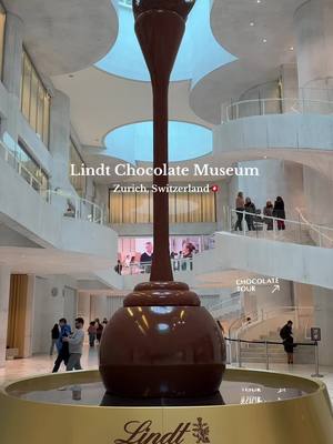 A post by @marcoandflo on TikTok caption: Lindt Chocolate Museum 🍫 #Lindt #switzerland 