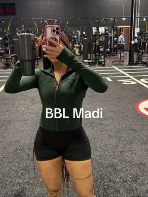 A post by @iammadidenise on TikTok caption: Replying to @Mocha I said I wanted BBL allegations by summertime. Y’all a lil early but I’ll take it 😂😭 #bbl #GymTok #madisondenise 