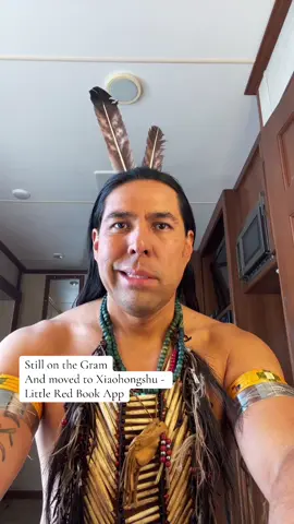 A post by @dallasgoldtooth on TikTok caption: still on IG (FOR NOW) - bluesky - threads and rednote 