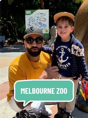 A post by @arvanfamily on TikTok caption: Kia POV visiting Melbourne Zoo! There are so many amazing play spaces to explore and wildlife to see, such as the Dragon Disco, water play zone, Wild Wings and Wonder Trail and the new Komodo dragon. He also loved the giraffes! Follow in Kia’s footsteps and plan your visit today! 🦒🦍🐒🦁 @Zoos Victoria #ad #ZoosVictoria 