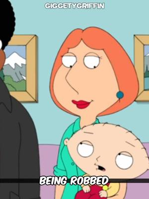 A post by @giggetygriffin on TikTok caption: NO STEWIE 😭#familyguy #familyguyclips #cartoon #series #humor #darkhumor #fyp #joke #jokes