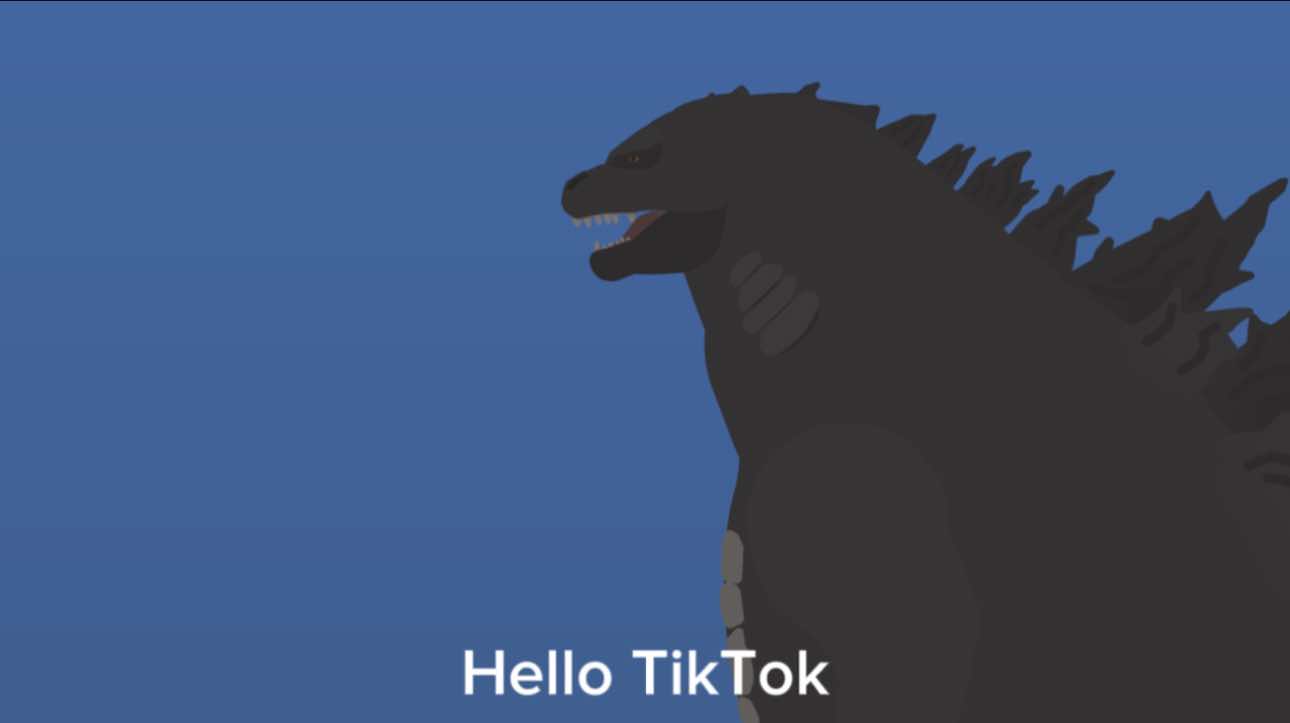 A post by @kaiju50_ on TikTok caption: #godzilla #sticknodesanimation #youtube #fyp 