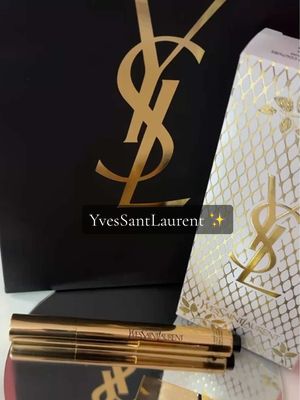 A post by @esteela.campillo on TikTok caption: regalo de Yves Saint Laurent El video habla por sí solo , con tan solo dos productazos ✨ @yslbeauty #makeuplook #yslbeauty #parati #colab 