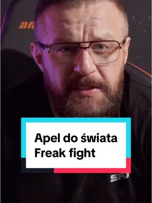 A post by @trener.zycia.pl on TikTok caption: Apel do świata freak fight🖊️