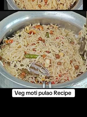 A post by @sarachefkhan on TikTok caption: Veg moti pulao Recipe #sarachefkhan #fyp #Canada #Viral #pulao #veg #Viral #Fyp 