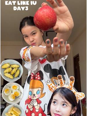 A post by @zhaahong on TikTok caption: Eat like IU(Day3) #fypシ゚viral #liferecently #healthyliving #iudietchallenge 