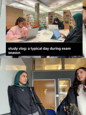 A post by @zsa.xoxo on TikTok caption: YouTube link in my bio😁 #fyp #foryou #study #studyvlog #medstudent #library #exam #london #muslim #revision #Vlog 